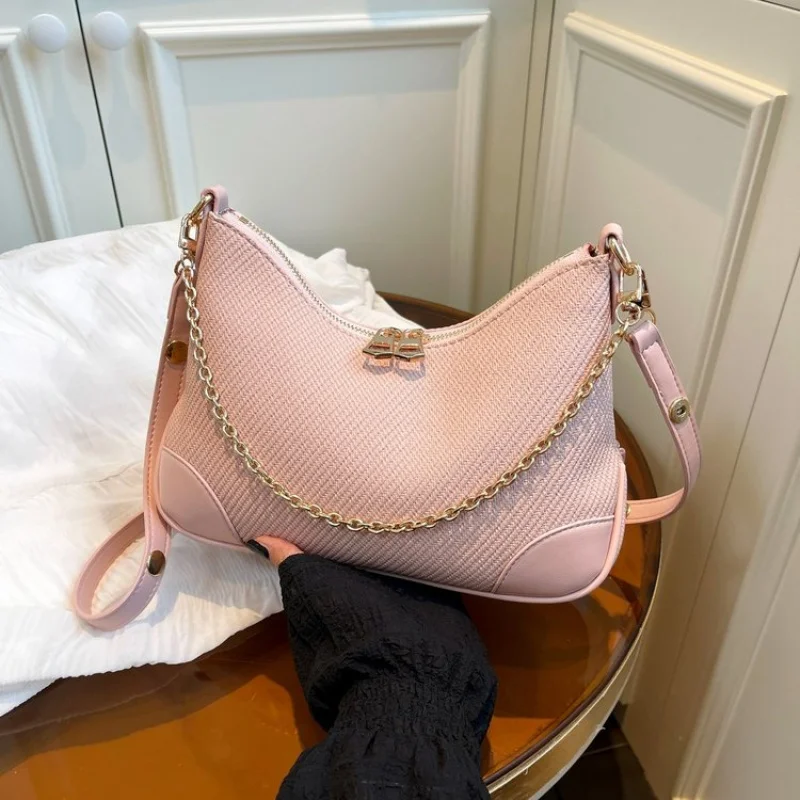 High-end marca de luxo bolsa feminina de couro elegante crossbody saco popular clássico design na moda commuter