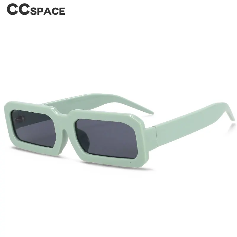 55414 Retro Rectangle Sunglasses Men Women Popular Thin Frame Sun Glasses Ladies Black Eyeglasses Driver Goggles Uv400