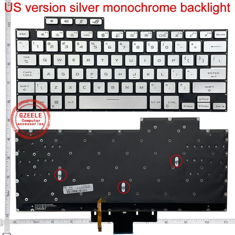 New for Acer Zephyrus ROG 16 G16 GA503 GA503Q GA503QR GA503QS 15 G15 GU603 GU603H US backlit keyboard