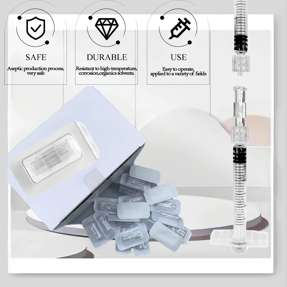 

Герметичный двойной спиральный медицинский стерильный адаптер для замка Люэра, 10-100 шт., прозрачный пластиковый разъем для шприца, аксессуар для инъекций