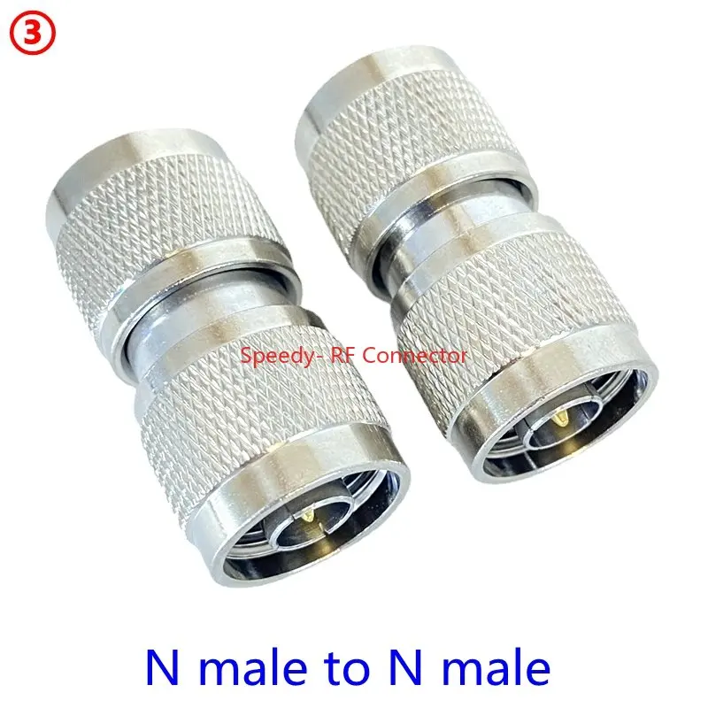 1Pcs N Type Tee Type 3Way Splitter Connector L16 N to N Male Female 90 Degree Right Angle Water Proof Fast Delivery Brass Copper