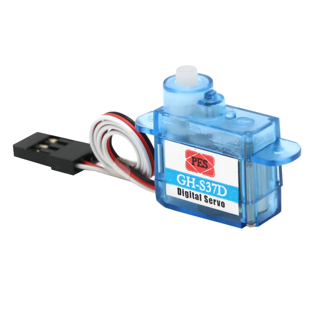 Micro Servo analógico para cuadricóptero de control remoto, lote de 5 unidades de GH-S37D, 3,7g/GH-S43D, 4,3g, 4,8-7,2 V, helicóptero, barco, Juguetes