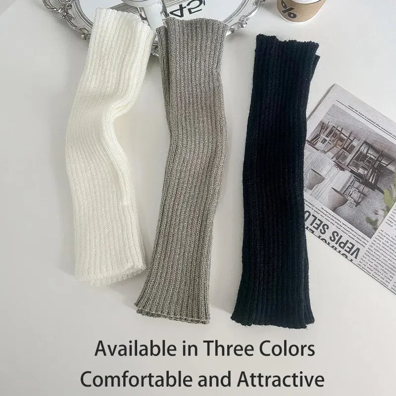 2 Pairs of Women\'s Four-season Autumn and Winter Solid Color Harajuku Fashion Wear Trendy Simple JK College Style Pile Socks