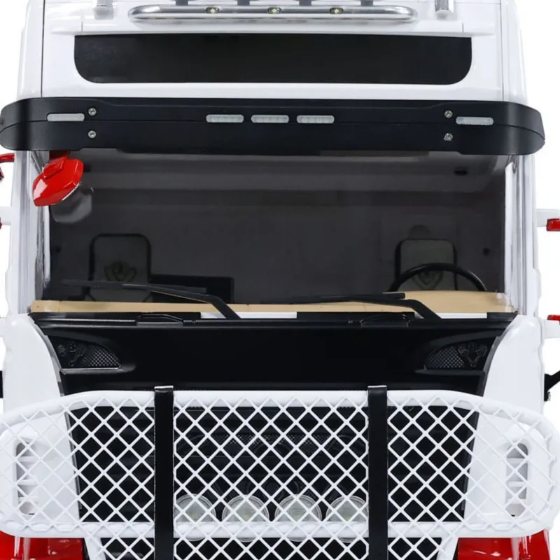 

8X8 LESU RC 1/14 Тракторный грузовик Металлическое шасси Радиоуправляемая модель автомобиля со световым звуком Набор курительных блоков Окрашенная собранная радиоуправляемая игрушка