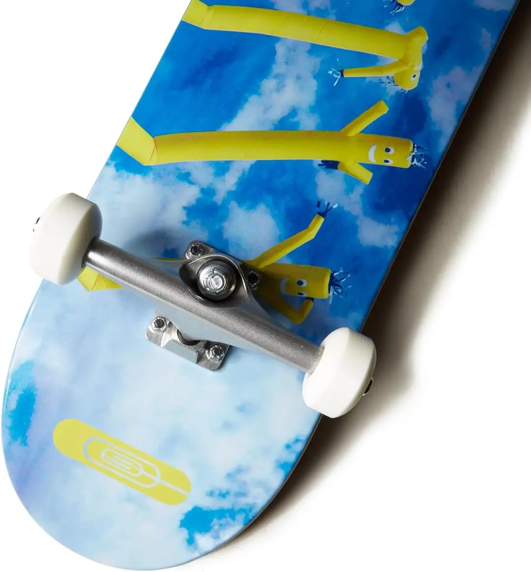 [CCS] Skateboard completo in legno d'acero di grado professionale completamente assemblato con attrezzi e adesivi per pattini Adulti, bambini, adolescenti,