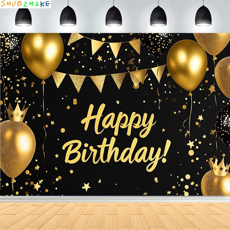 

Baby Shower Happy Birthday Party Photography Backdrops Newborn Kids Air Balloon Princess Tropical Jungle Photo Background BB-18