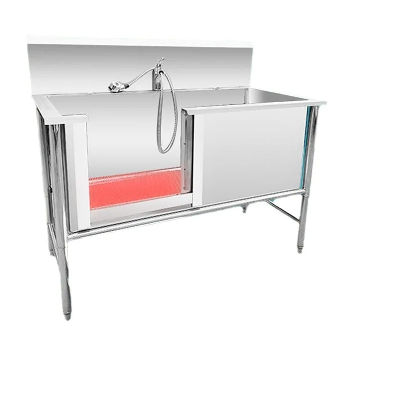 

Универсальная ванна для мытья животных из утолщенной нержавеющей стали для кошек и собак