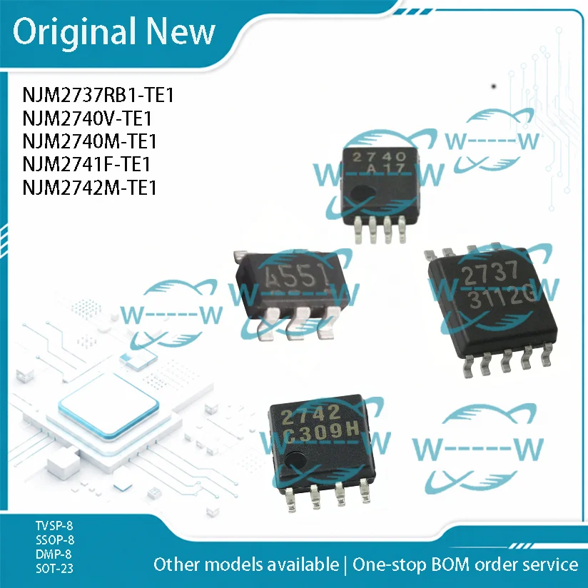 10-50PCS) NJM2737RB1-TE1 NJM2740V-TE1 NJM2740M-TE1 NJM2741F-TE1 NJM2742M-TE1 2737 2740 45** 2742 IC CHIP