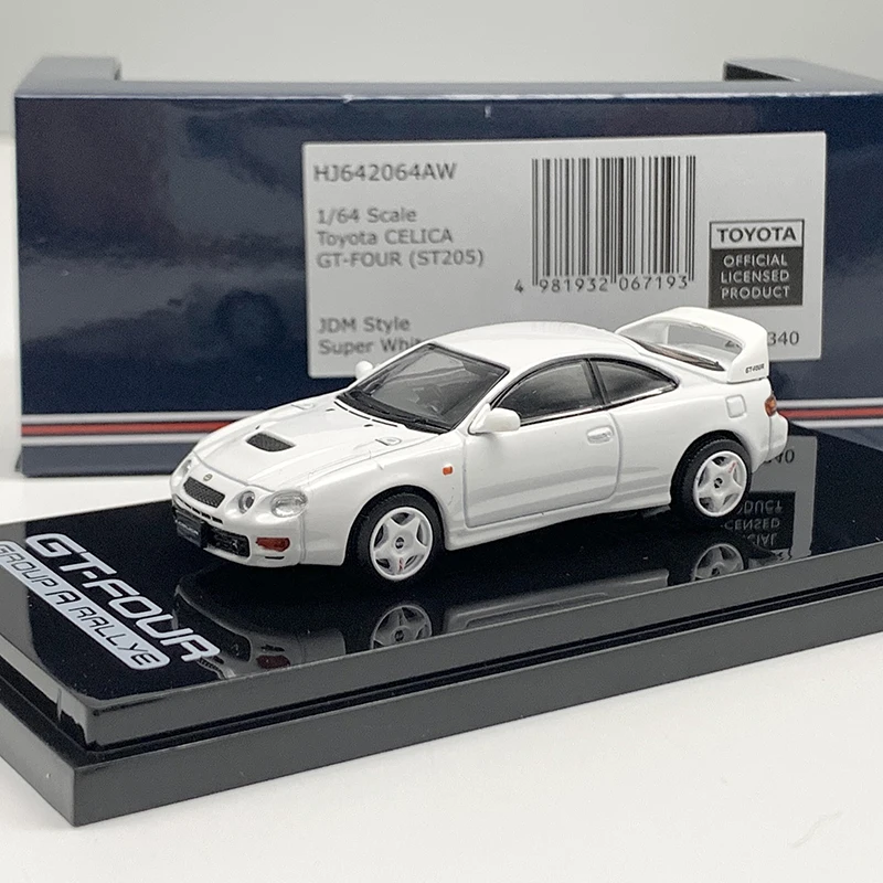 hobby-japan-1-64-セリカ-gt-four-st205-合金車ダイキャスト-車両カーモデルミニチュアスケールモデルカー用コレクションギフト