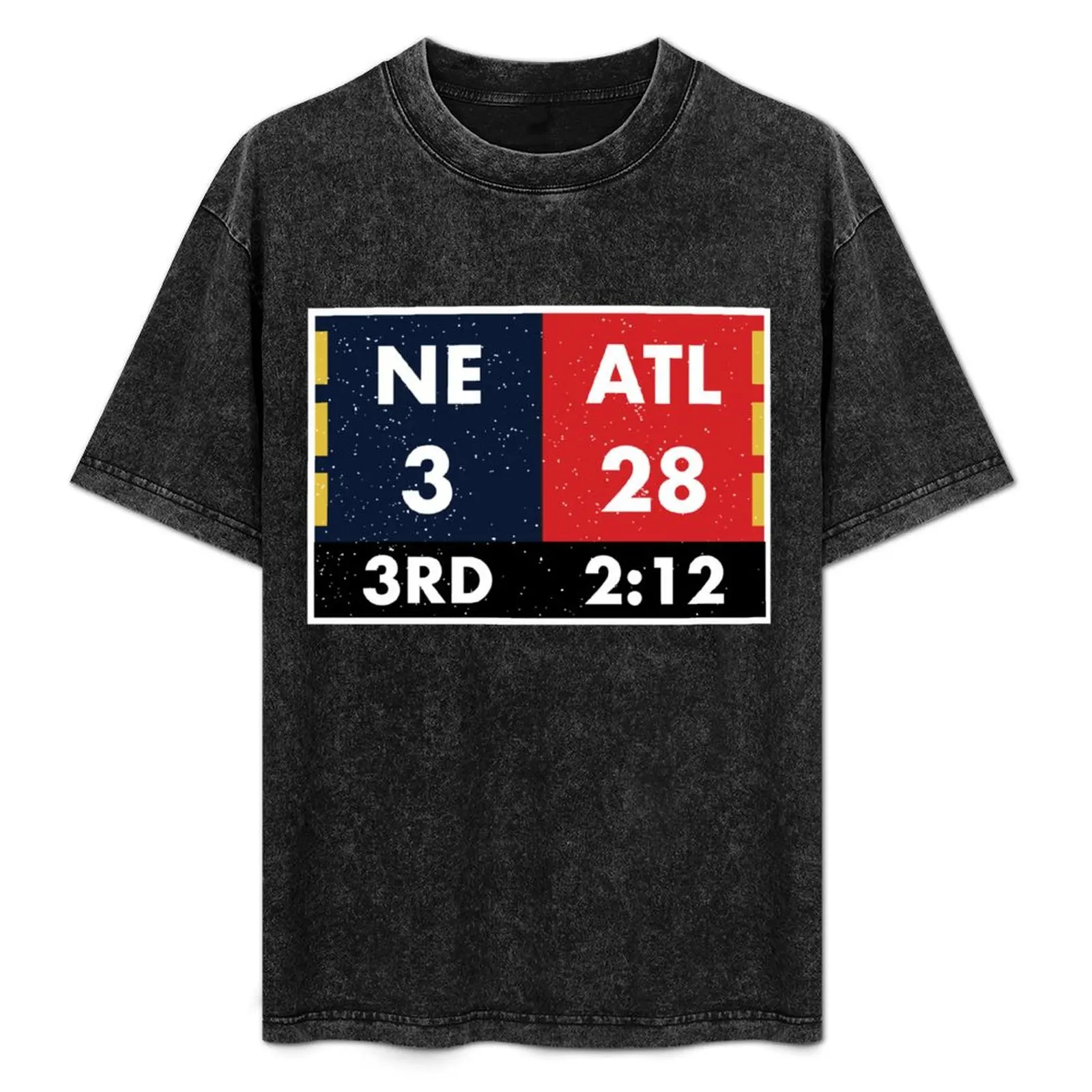 Camisa Final NE 3 ATL 28 a NE 34 ATL 28: Camisetas Divertidas para Jogos, Camiseta Funcional Casual de Manga Curta