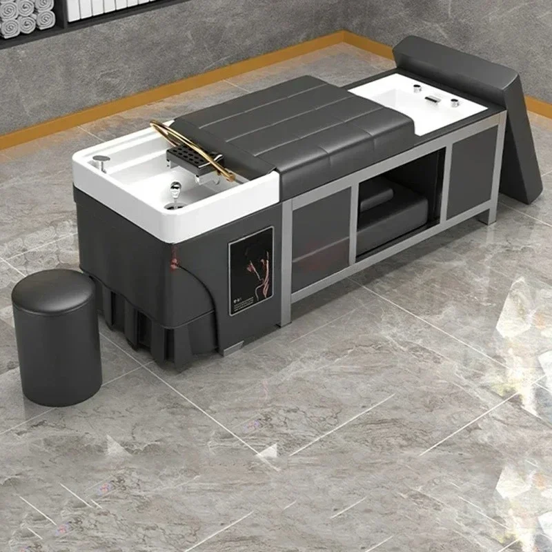 

Furniture MQ50SC Massage Foot Basin Washing Bed Comfort Fumigation Smart ShampooLuxury Shampouineuse