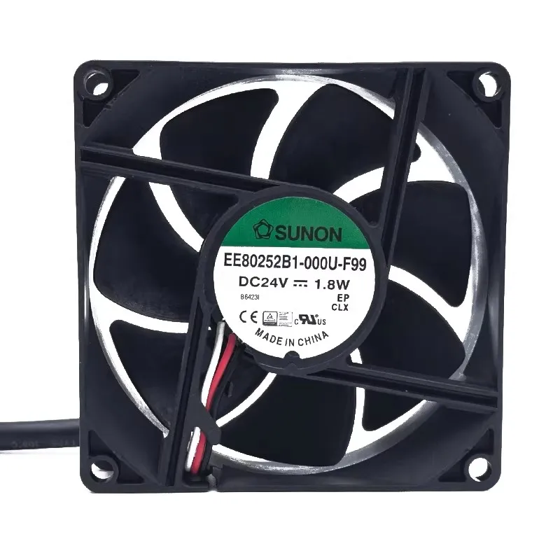 Novo ventilador cooler para SUNON EE80252B1-000U-F99 8025 24V 1.8W 80*80*25MM