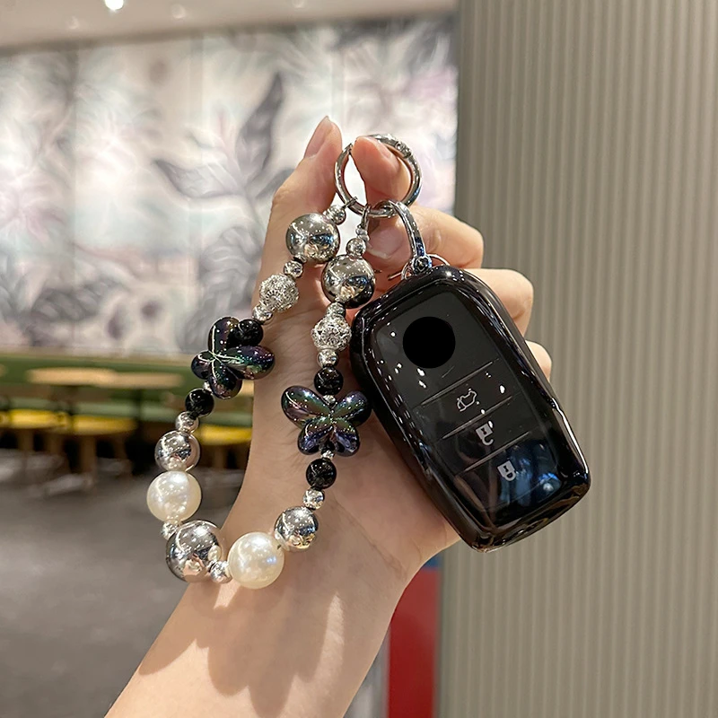 

Модный чехол для автомобильного ключа из ТПУ, чехол для дистанционного управления, держатель для Toyota Crown Mirai Alpharo Corolla Cross Prius Camry bZ4X bZ3 Rav4