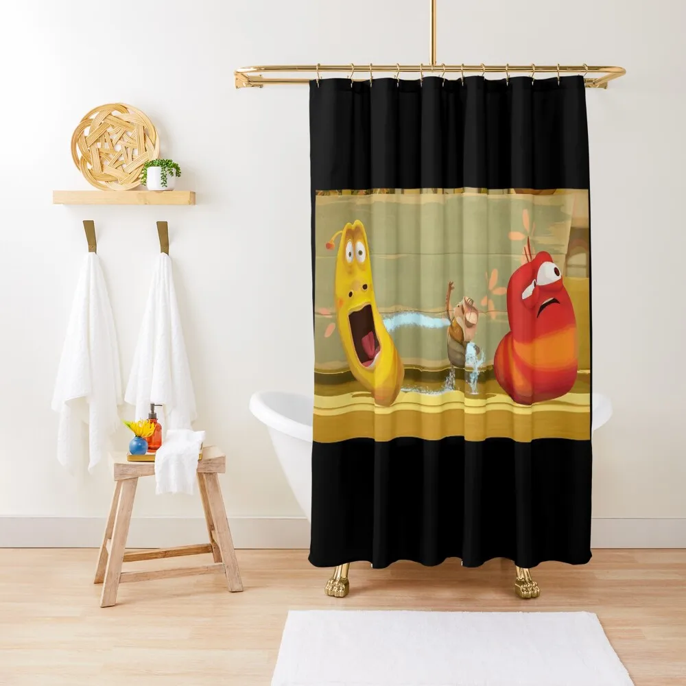 

larva cartoon movie Shower Curtain Bathroom Shower Bathroom Accessorys Funny Shower Bathroom Accessories Curtain