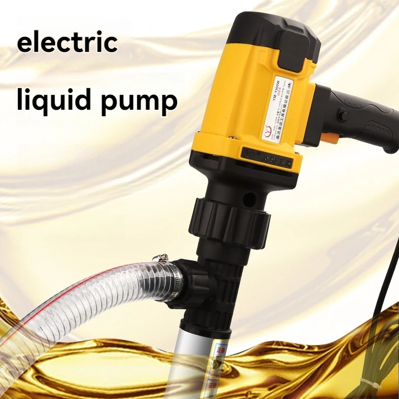 

Портативный электрический масляный насос 220 В, низкая и средняя вязкость жидкости, мощный самовсасывающий насос, машина для заправки с высоким расходом