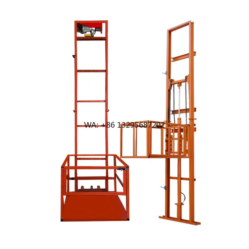 

Outdoor Indoor Home Use Electric Remote Controlled Cargo Elevator Lift Small Household Elevator