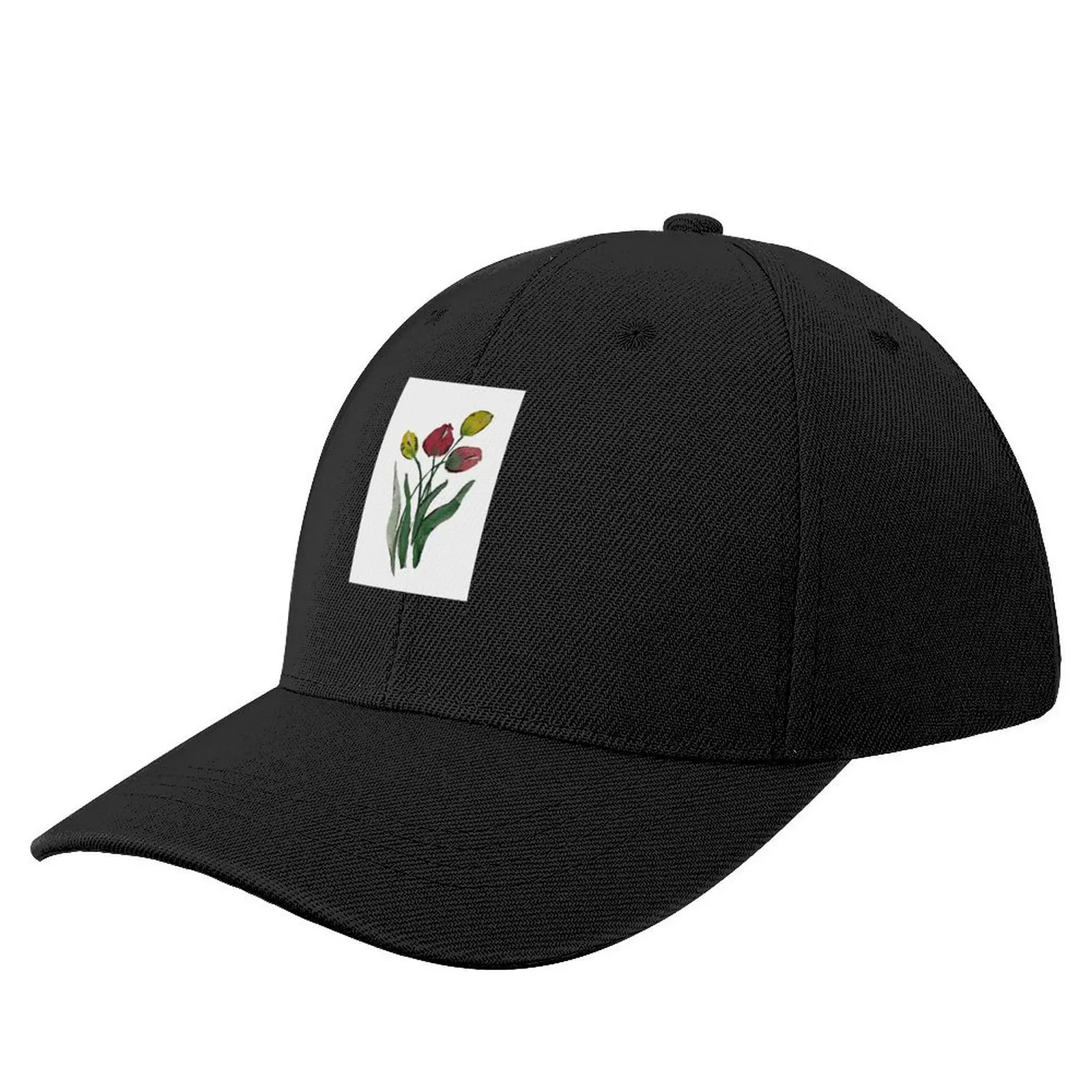 Watercolor tulips Baseball Cap Luxury Man Hat Hat Beach Luxury Woman Men's