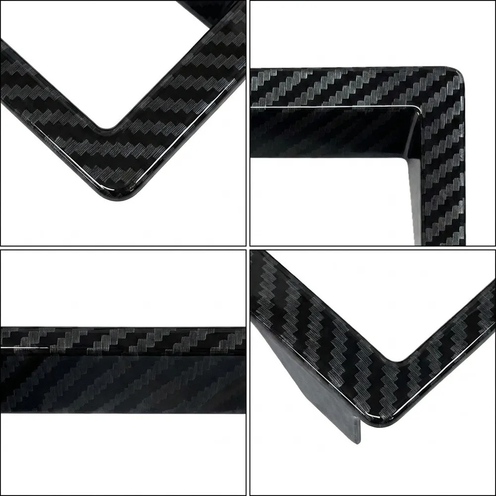 Headlight Switch Control Frame Sticker Sticker Switch Bezel Wrap Carbon Fiber Headlight Switch Sticker Easy Installation Process