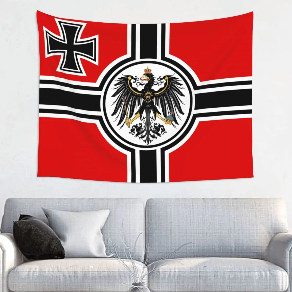 German DK Reich Empire Of Flag Tapestry Hippie Fabric Wall Hanging Germany Proud Home Decor Table Cover Psychedelic Tapestries