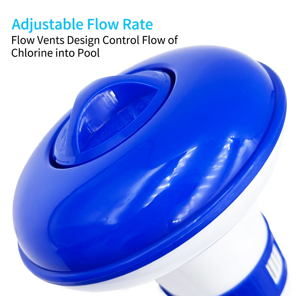 Floating Swimming Pool Chemical Floater Chlorine Bromine Tablets Floating Dispenser Applicator Swimming Spa Hot Tub Supplies view 3