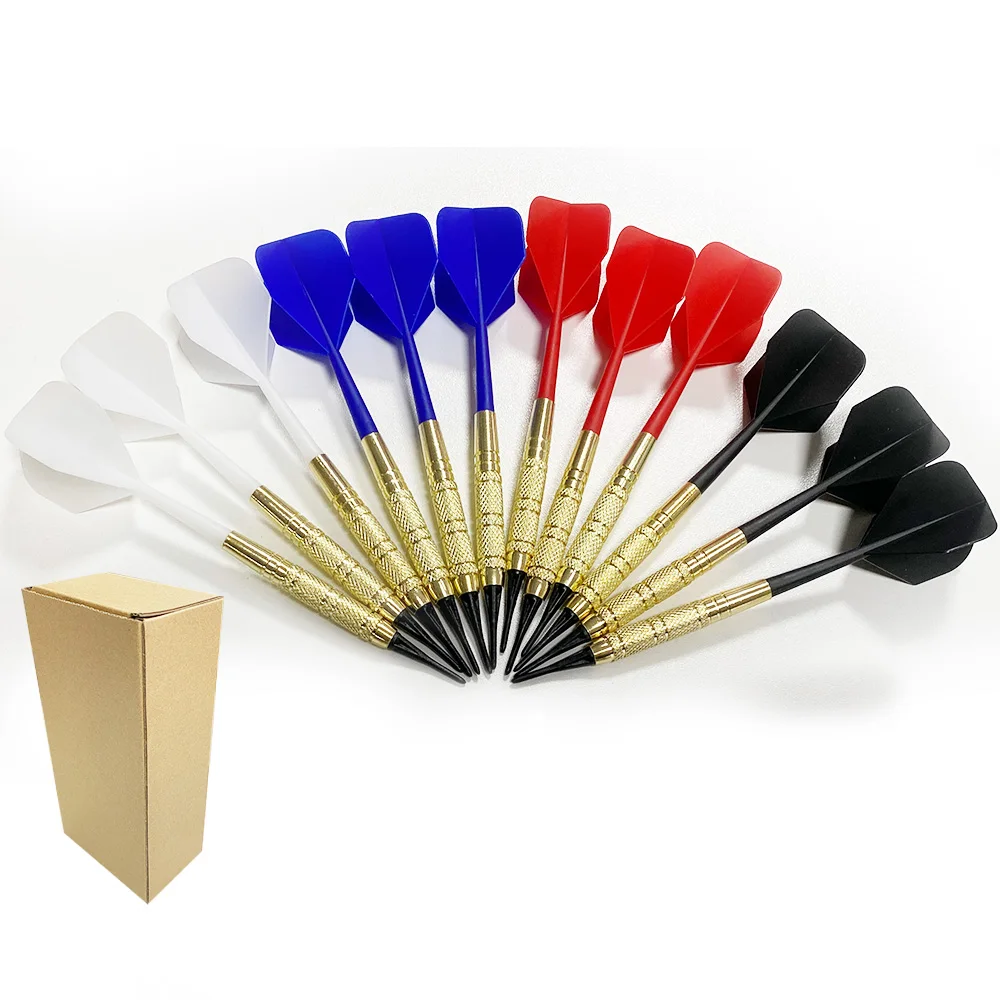 مجموعة سهام احترافية مكونة من 12 قطعة من WEDARTER الأكثر مبيعًا 18 جرام سهام آمنة ذات طرف ناعم قطعة واحدة ملحقات رمي السهام #2