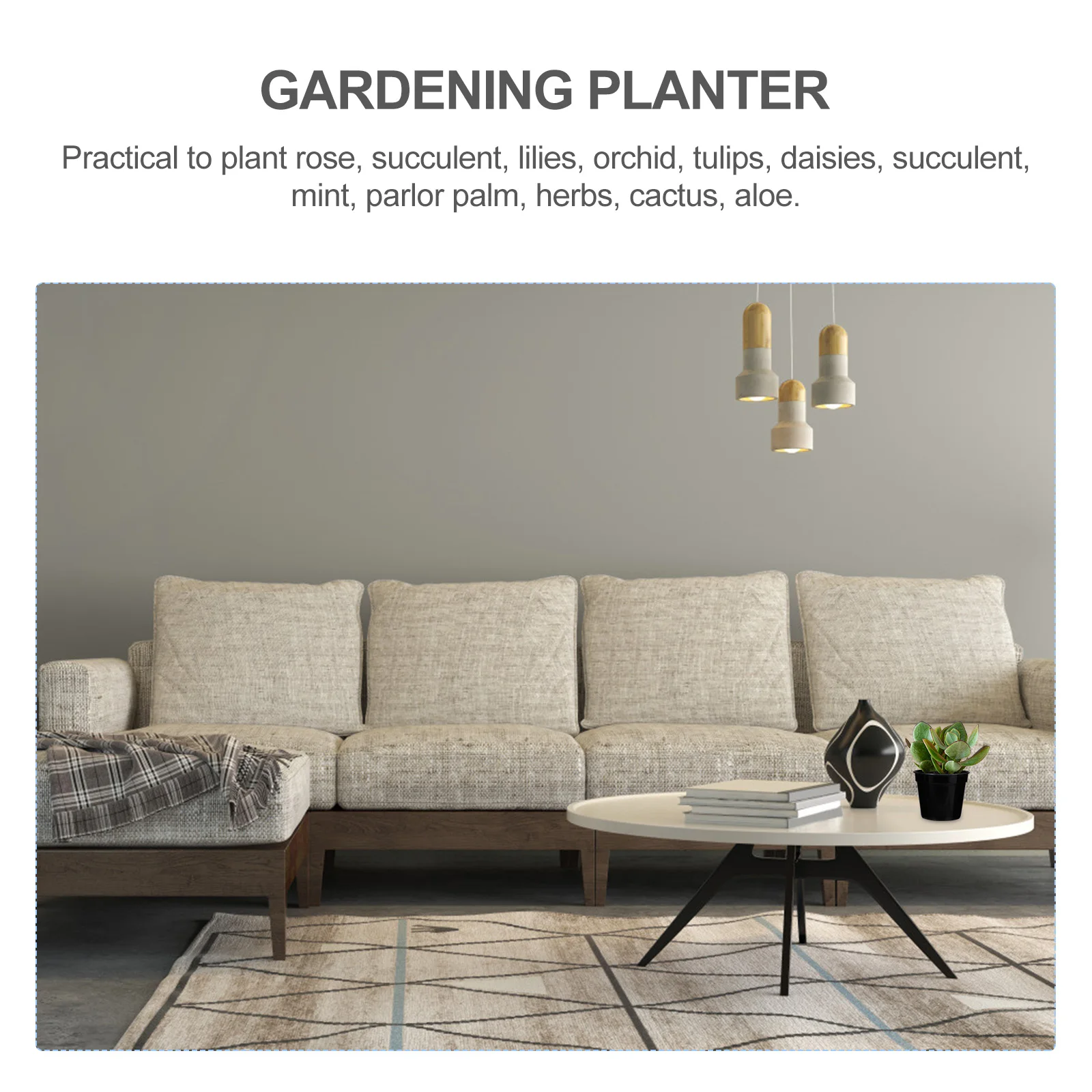 

20Pcs Small Round Flower Pots Plastic Planter with Drainage Hole Succulent Planting Pot Germination Planter for Indoor Outdoor