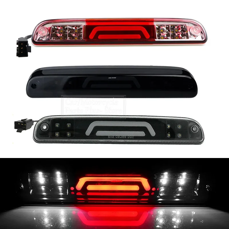 Trzecie światło hamowania LED Smoke Red Car do Ford Ranger 1993-2011 Ford F-250 F-350 1999-2016 Mazda B2300 Parking Tail Signal