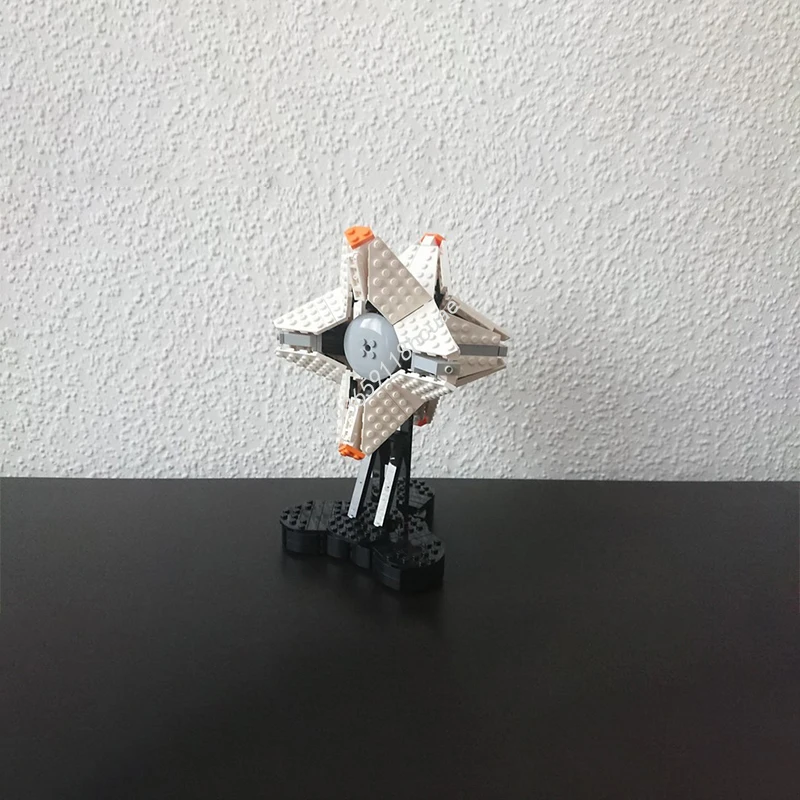 478pcs MOC Destiny Generalist Shell Ghost Sculptures Building Blocks Christmas Gift Science and Technology Themed Educational