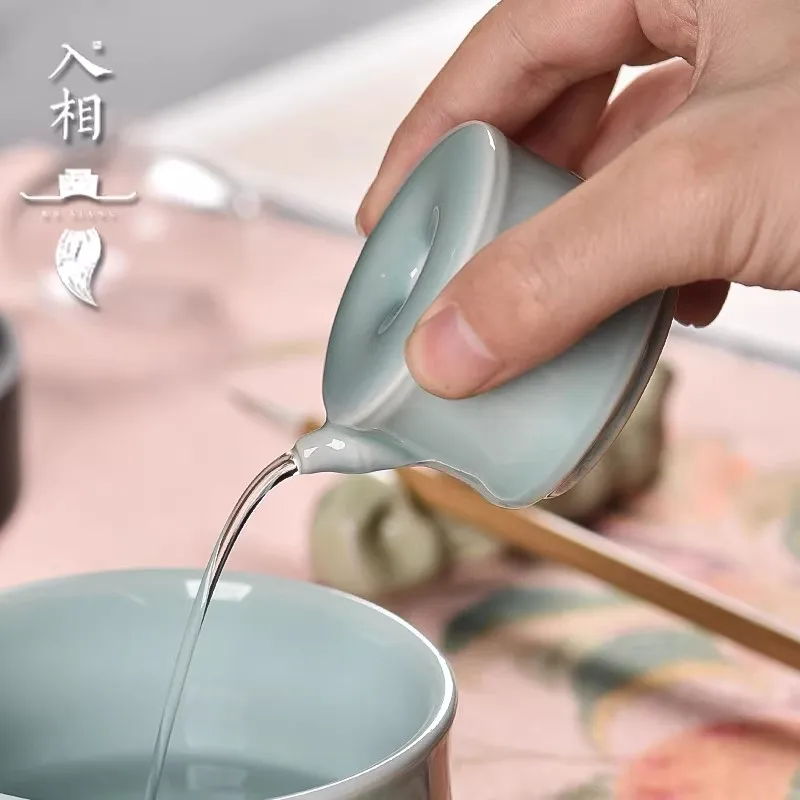 Ceramic Calligraphy Water Dropper & Ink Grinder, Chinese Brush Painting Supplies, Desk Decor Art Gift