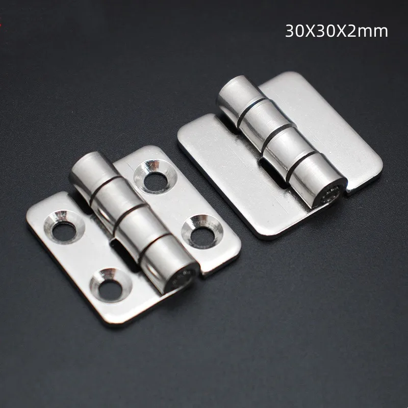 

304 stainless steel hinge hinge 1 inch thick industrial bearing flat small hinge hardware accessories stamping parts wholesale