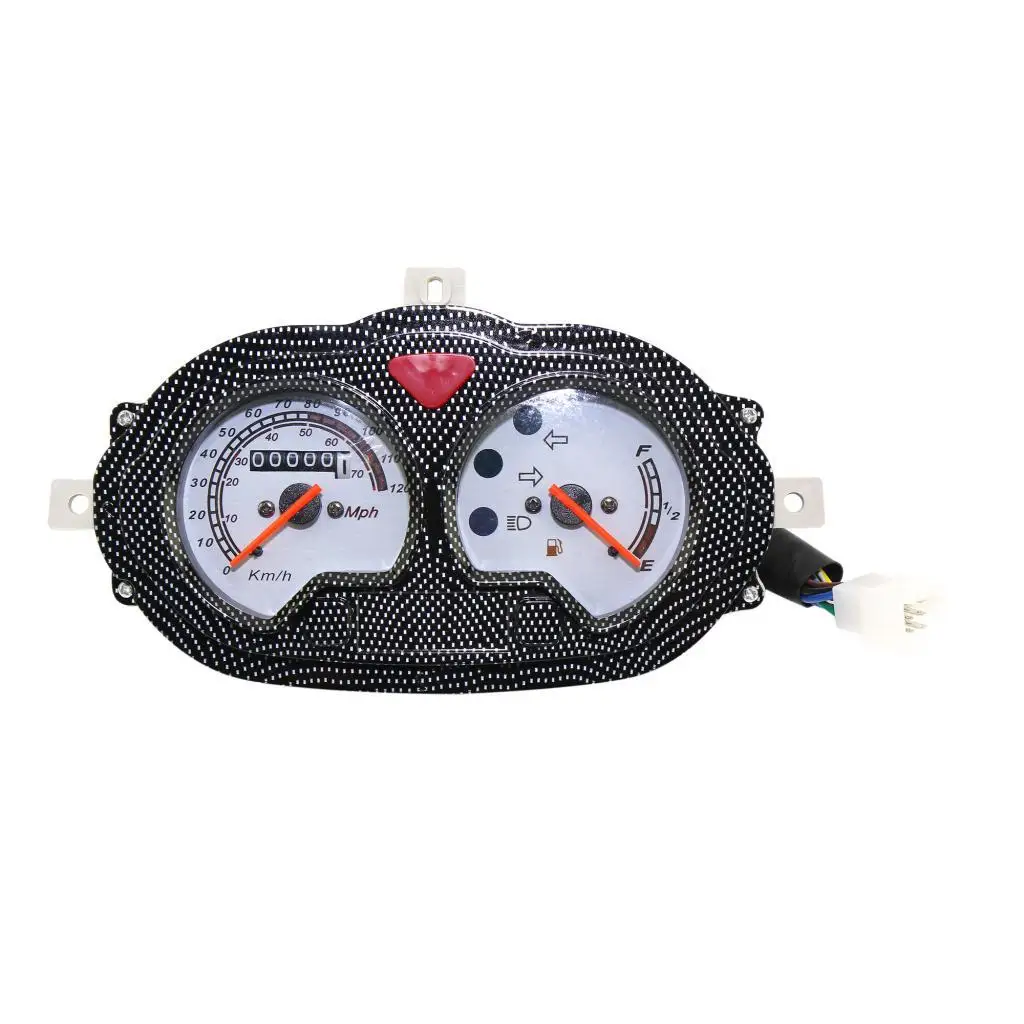 MPH Speedometer Gas Instrument for ATV Moped Scooter Motorcycle 500cc 125cc