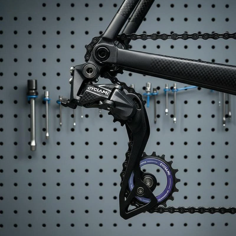 Fahrrad-Übergroßes Schaltrollenrad 18T mit Keramiklager, Hohles Jockey-Rad für die Wartung von Mountainbikes und Rennrädern – Detail 3