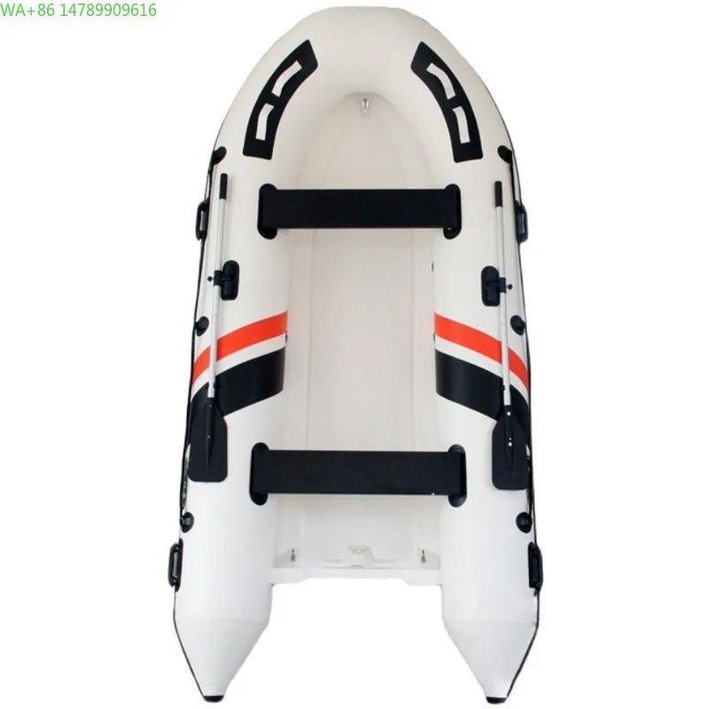 6RIB Aluminum-Magnesium Alloy PVC RIB Boat Inflatable Kayak for Outdoor Camping Mountaineering & Fishing