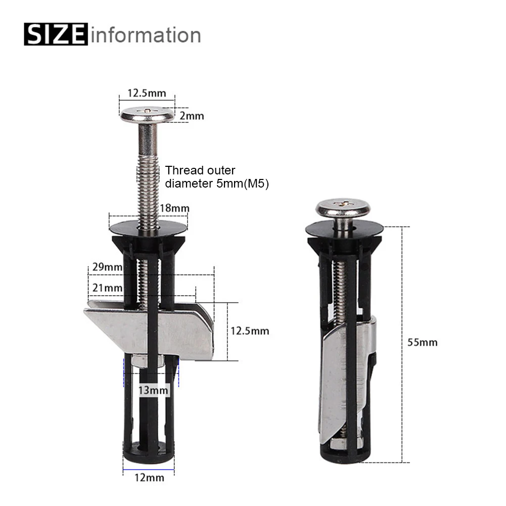 

Heavy Duty Toilet Seat Fastener Bolt Kit Toilet Seat Screws Toilet Seat Hinge Bolt Screws for Easy Installation and Maintenance