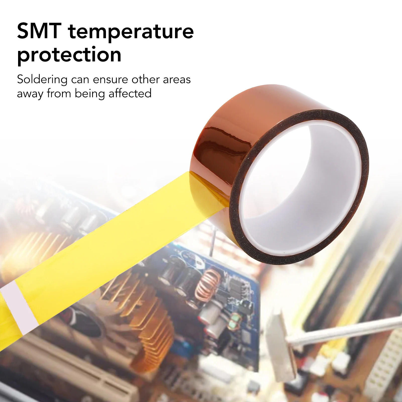 

High Temperature Resistant Tape Polyimide Tape 33M High Temperature Resistance Adhesive Insulation Tape for Lithium Battery