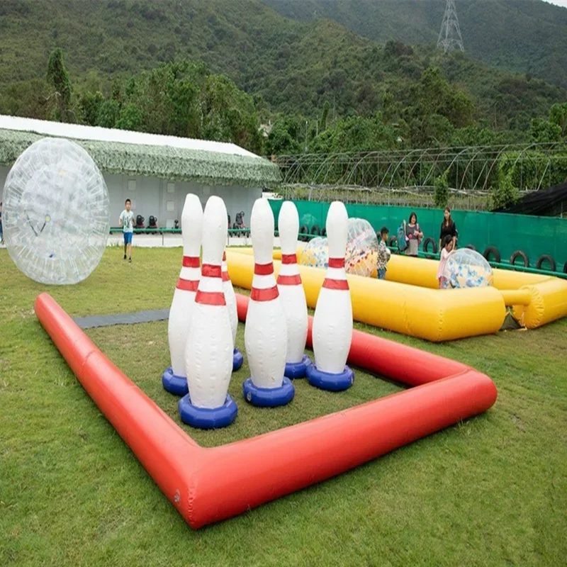 Pista deportiva interesante para exteriores, equipo de construcción de Grupo de Desarrollo inteligente, carrera de obstáculos inflable