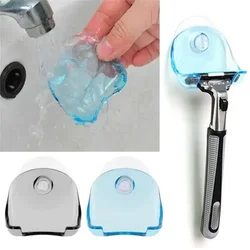 1Pcs Shaver Toothbrush Holder Washroom Wall Men Shaving Shaver Shelf With Sucker Suction Cup Bathroom Hook Razor Rack Hanger