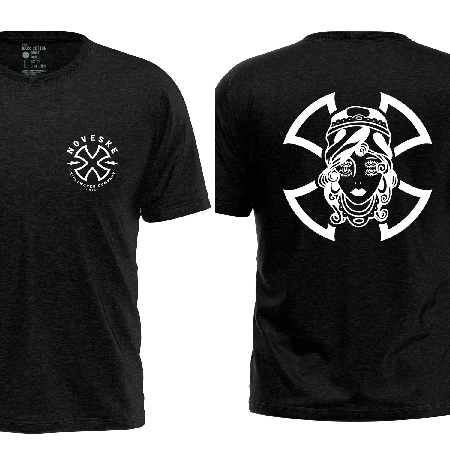 Noveske Rifleworks Company Men T-Shirts Streetwear 100% Cotton Loose Tops Breathable Tee Military Enthusiast