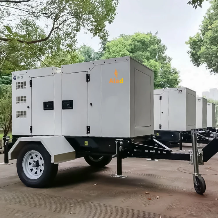 China Diesel Generator For   20 kw 25kva Diesel Generator Sound Proof Trailer Type 20kw Generator