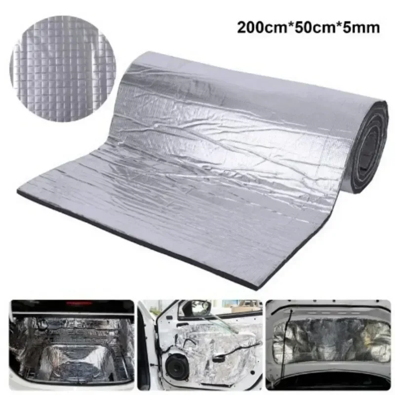 5/10mm Schalldämmungsmatte für Autos, Geräuschdämmung, Wärme- und Geräuschisolierung, Dämmungsmatte für Motorhaube, geschlossenzelliger Schaumstoff, Zubehör in verschiedenen Größen – Detail 6
