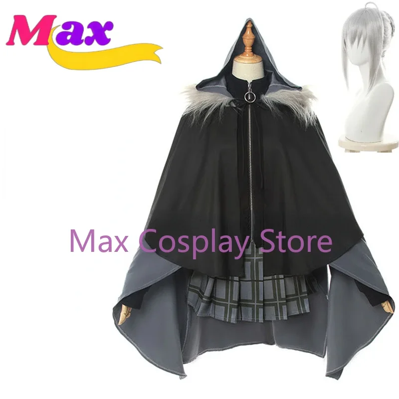 

Wby2 аниме FGO серый костюм для косплея, униформа, плащ, полный комплект одежды, новые костюмы на Хэллоуин, индивидуальный размер