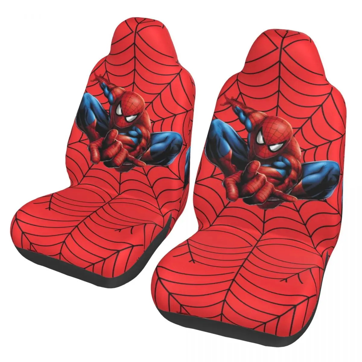 

Spider Man Pose Car Seat Cover Protector Interior Accessories Suitable For All Kinds Models Seat Covers Fabric Car Styling