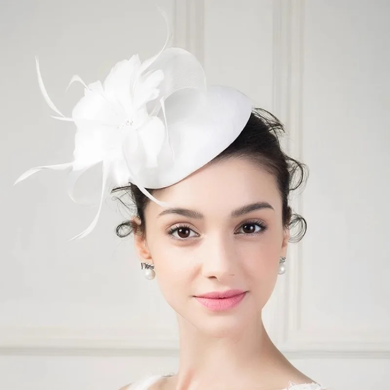 

Elegant Fashionable Hat Female British Retro British Banquet Hair Accessories