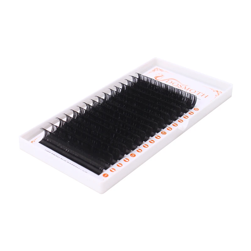 Extensiones de pestañas de visón individuales, 7 bandejas, 16 filas/estuche, suples, pestañas postizas individuales