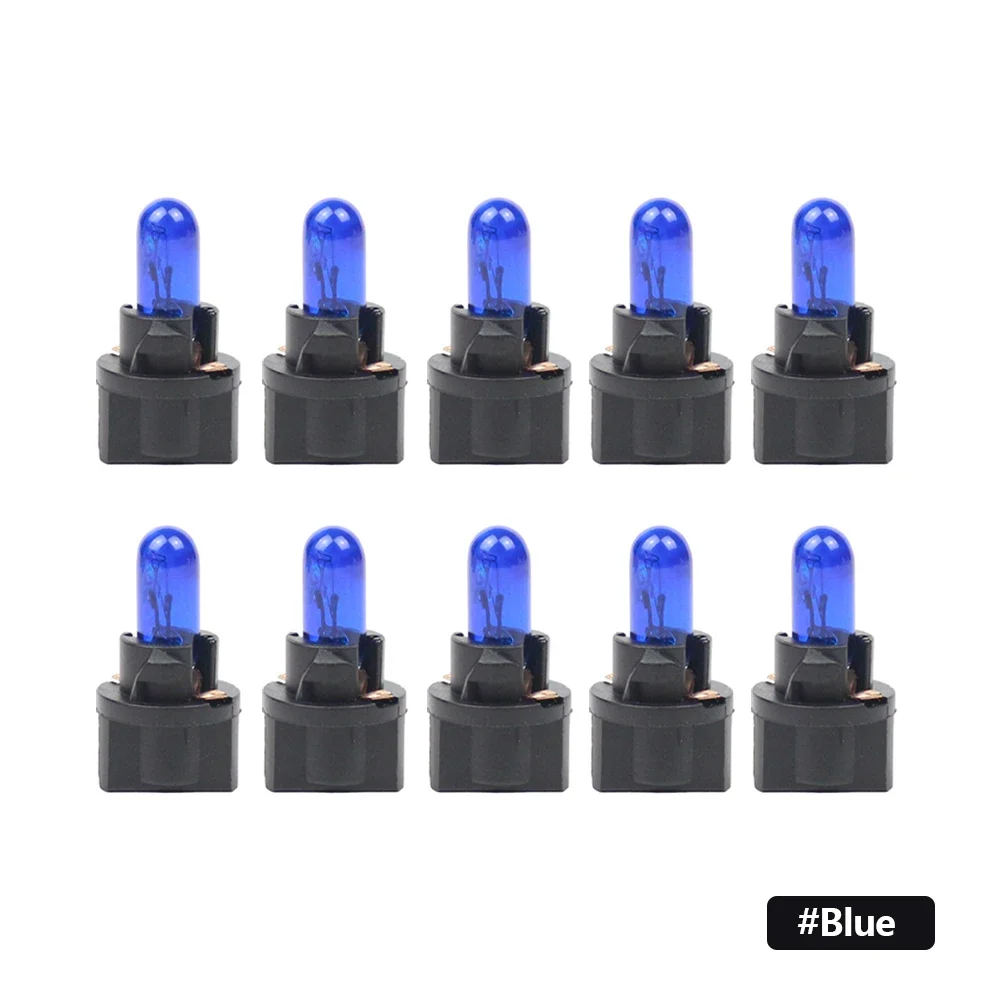 10Pcs T5 SMD LED Auto Licht Autos Licht emittierende Diode Instrument Gauge Dashboard Glühbirnen Auto Innen Anzeige Lampe