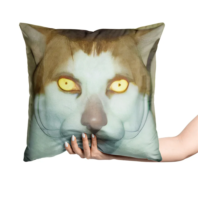 Gaslight Gatekeep Girlboss Monday Left Me Broken Cat Throw Pillow Covers Cushion Cases Pillowcases for Sofa 45cm x 45cm