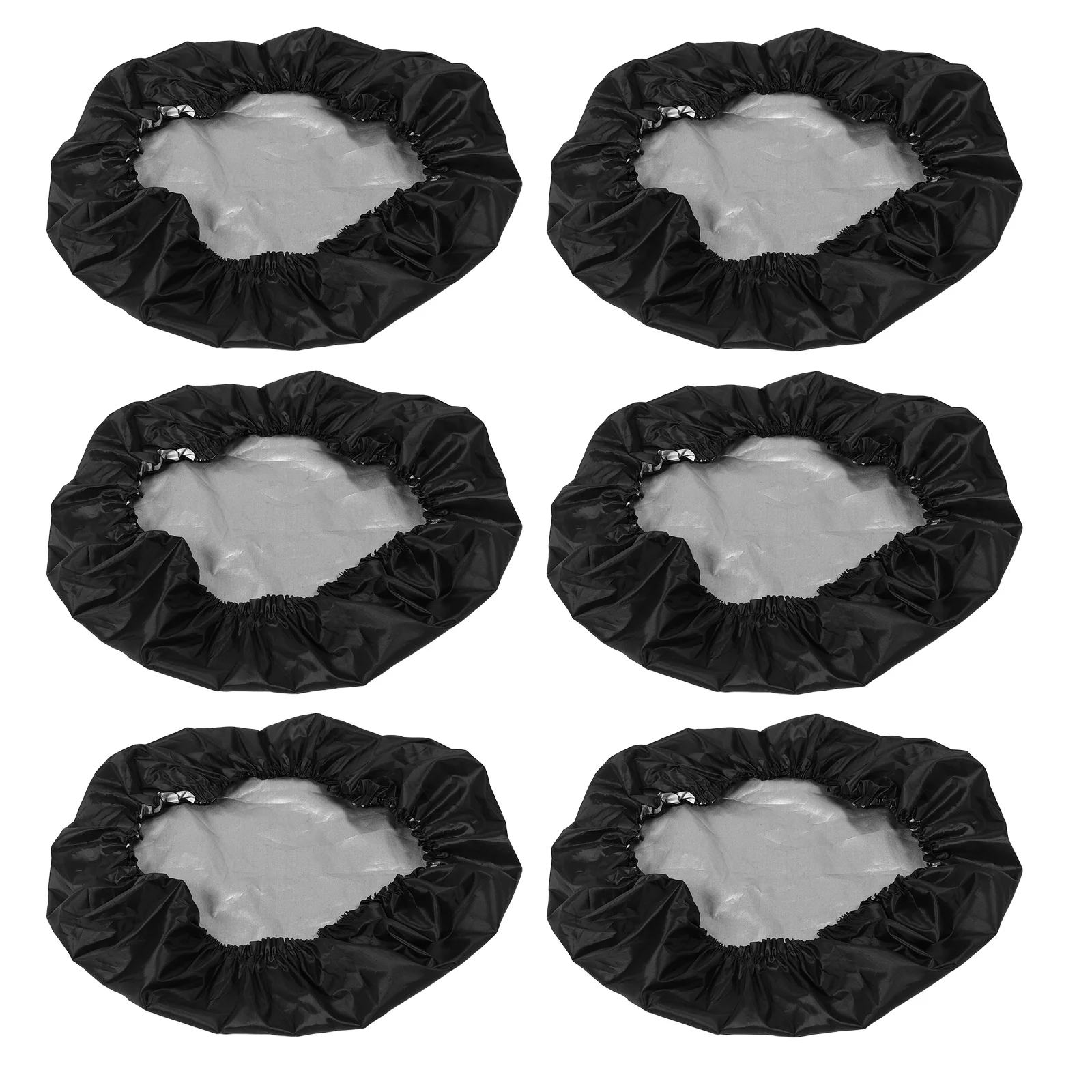 6Pcs Waterproof Bike Rear Rain Cover Pannier Saddlebag Protector Rear Seat Storage Bag Cover for Cycling Outdoor