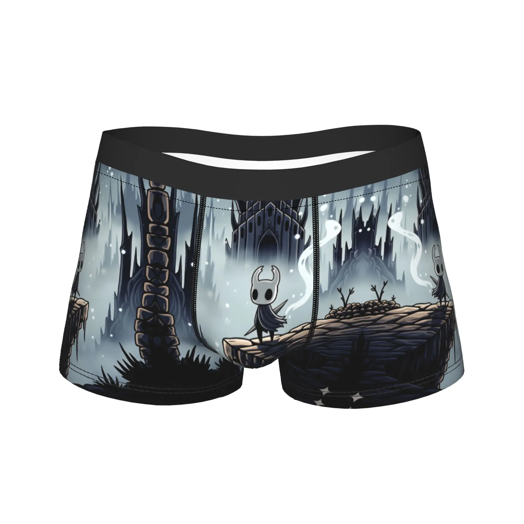 Hollow knigth  Boxer Brief  Underwear High Quality Male Classic Trunk Custom DIY Large Size Panties
