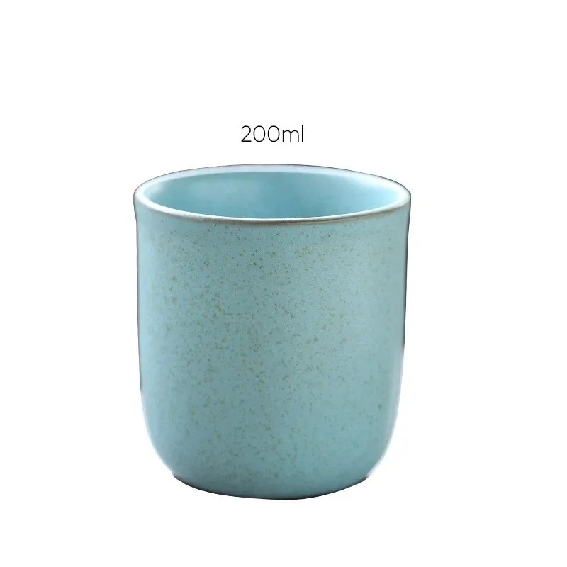 1pcs 200ml Ceramic Coffee Cup Espresso Cups  Pottery Afternoon Tea Cup Breakfast Milk Porcelain Mug Household Water Cups