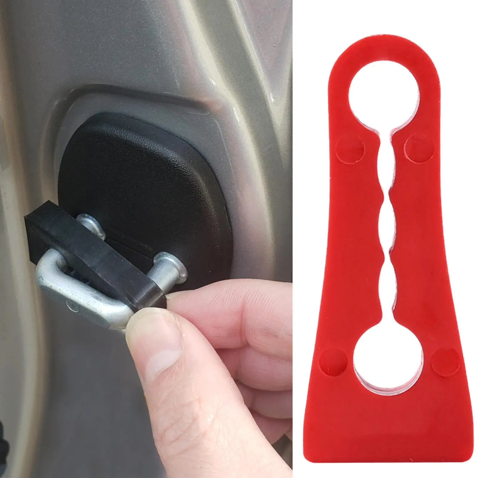 4 Stück Schalldämpfer für Türschloss, Gummi-Stoßdämpfer für Autotür, multifunktionaler Schalldämpfer für Reisen, tägliche Pendelverkehrsaktivitäten